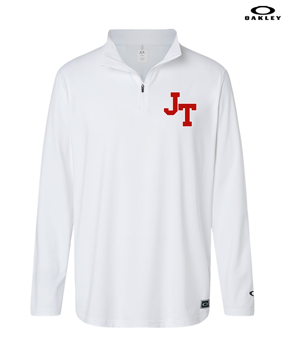 Jim Thorpe Area HS Track & Field Logo Red - Mens Oakley Quarter Zip