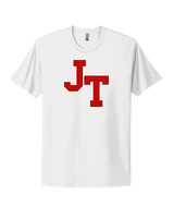 Jim Thorpe Area HS Track & Field Logo Red - Mens Select Cotton T-Shirt
