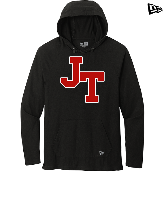 Jim Thorpe Area HS Track & Field Logo Red - New Era Tri-Blend Hoodie