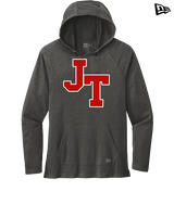 Jim Thorpe Area HS Track & Field Logo Red - New Era Tri-Blend Hoodie