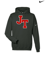 Jim Thorpe Area HS Track & Field Logo Red - Nike Club Fleece Hoodie