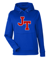Jim Thorpe Area HS Track & Field Logo Red - Under Armour Ladies Storm Fleece