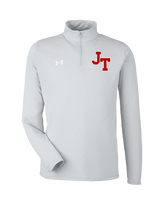Jim Thorpe Area HS Track & Field Logo Red - Under Armour Mens Tech Quarter Zip