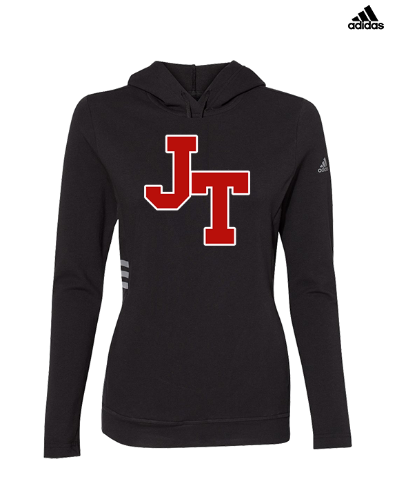 Jim Thorpe Area HS Track & Field Logo Red - Womens Adidas Hoodie