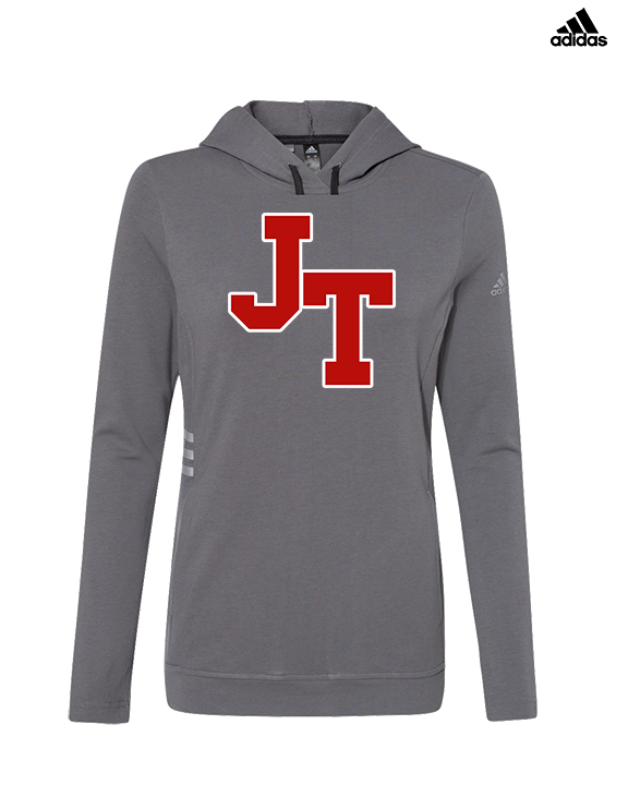 Jim Thorpe Area HS Track & Field Logo Red - Womens Adidas Hoodie