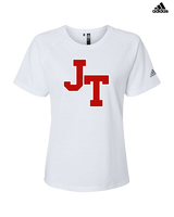 Jim Thorpe Area HS Track & Field Logo Red - Womens Adidas Performance Shirt