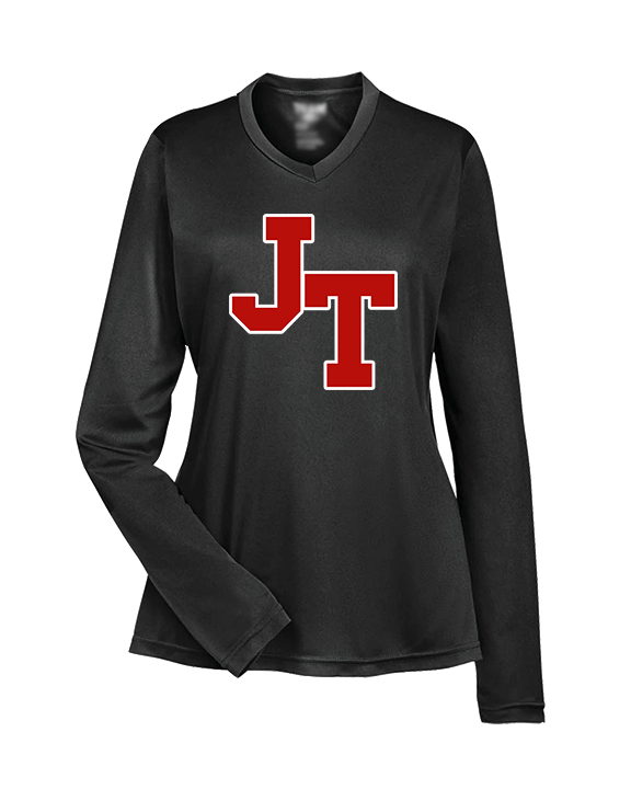 Jim Thorpe Area HS Track & Field Logo Red - Womens Performance Longsleeve