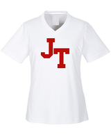 Jim Thorpe Area HS Track & Field Logo Red - Womens Performance Shirt