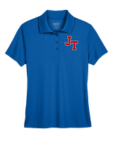 Jim Thorpe Area HS Track & Field Logo Red - Womens Polo