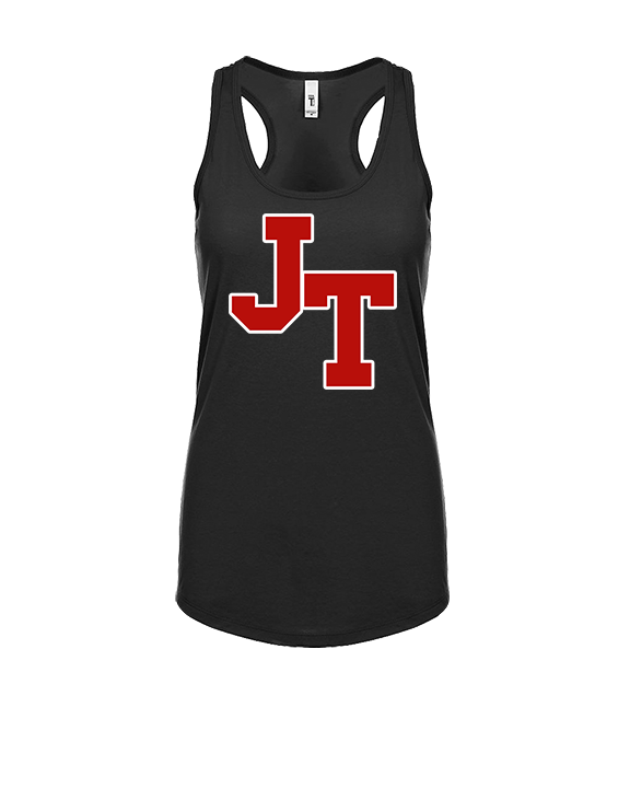 Jim Thorpe Area HS Track & Field Logo Red - Womens Tank Top