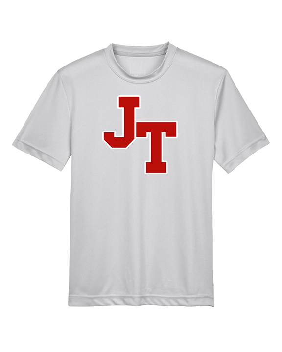 Jim Thorpe Area HS Track & Field Logo Red - Youth Performance Shirt