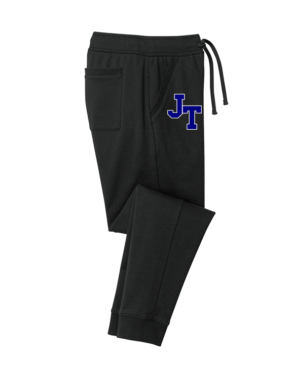 Jim Thorpe Area HS Track & Field Logo Blue - Cotton Joggers