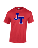 Jim Thorpe Area HS Track & Field Logo Blue - Cotton T-Shirt
