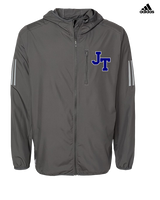 Jim Thorpe Area HS Track & Field Logo Blue - Mens Adidas Full Zip Jacket