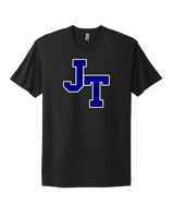 Jim Thorpe Area HS Track & Field Logo Blue - Mens Select Cotton T-Shirt