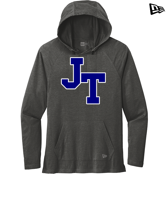 Jim Thorpe Area HS Track & Field Logo Blue - New Era Tri-Blend Hoodie