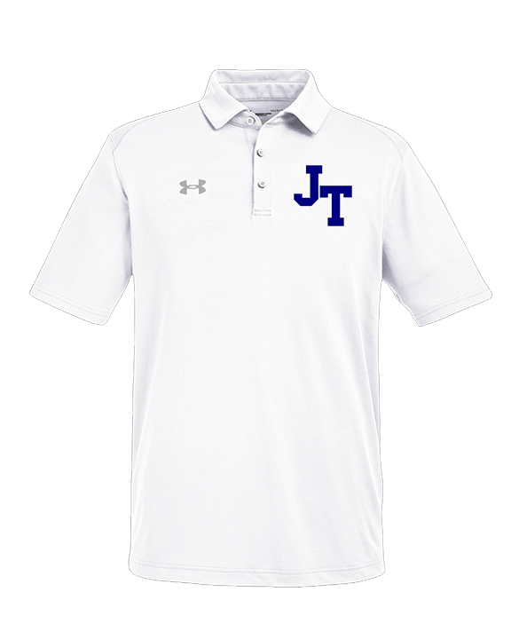 Jim Thorpe Area HS Track & Field Logo Blue - Under Armour Mens Tech Polo