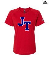 Jim Thorpe Area HS Track & Field Logo Blue - Womens Adidas Performance Shirt