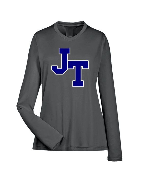 Jim Thorpe Area HS Track & Field Logo Blue - Womens Performance Longsleeve
