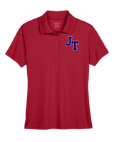 Jim Thorpe Area HS Track & Field Logo Blue - Womens Polo