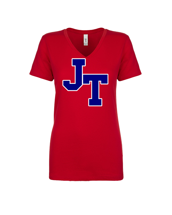 Jim Thorpe Area HS Track & Field Logo Blue - Womens Vneck