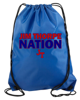 Jim Thorpe Area HS Track & Field Nation - Drawstring Bag