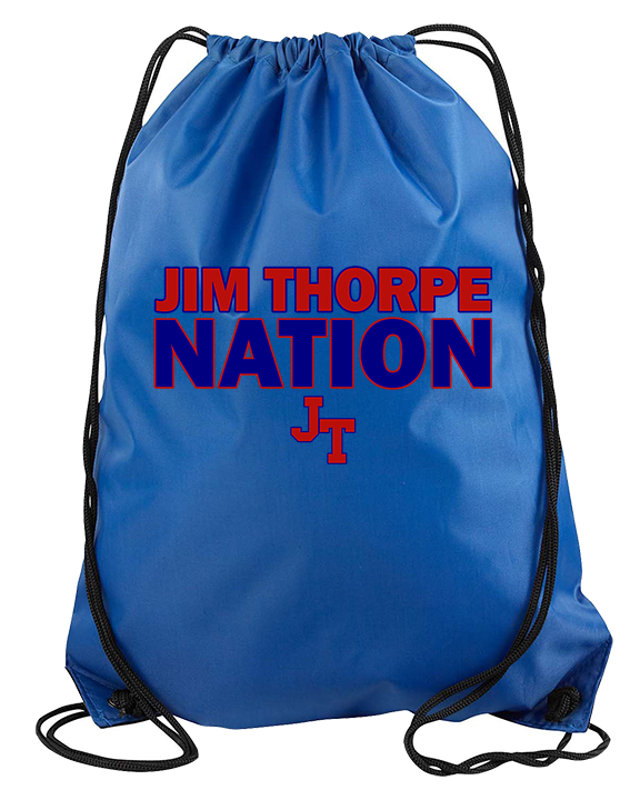 Jim Thorpe Area HS Track & Field Nation - Drawstring Bag