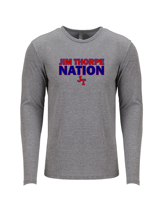 Jim Thorpe Area HS Track & Field Nation - Tri-Blend Long Sleeve