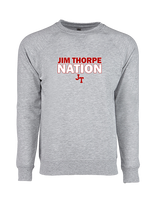 Jim Thorpe Area HS Track & Field Nation Blue Shirt - Crewneck Sweatshirt