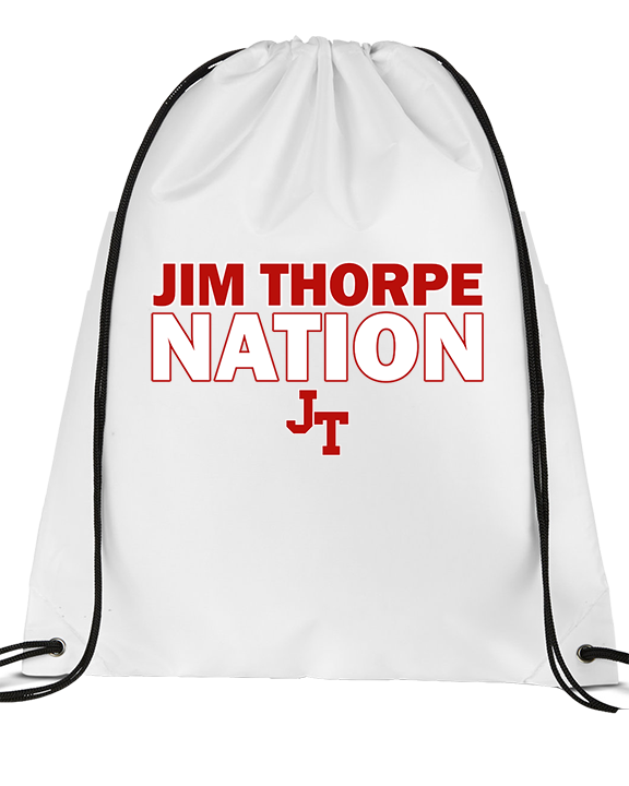 Jim Thorpe Area HS Track & Field Nation Blue Shirt - Drawstring Bag