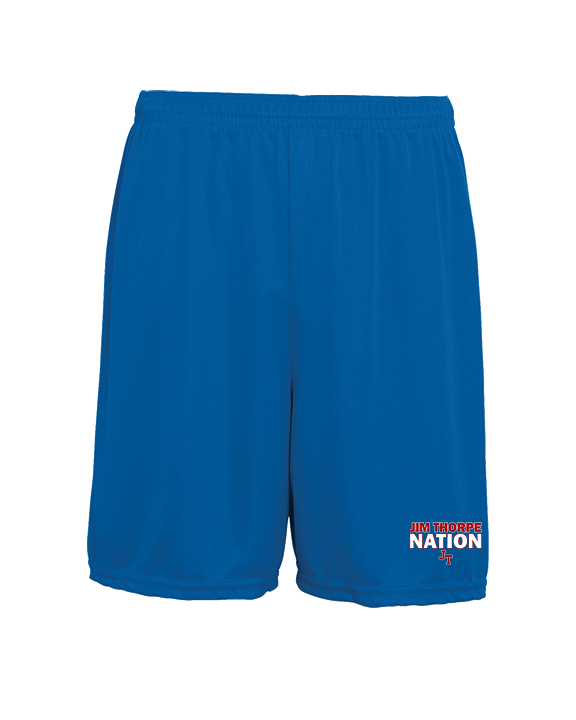 Jim Thorpe Area HS Track & Field Nation Blue Shirt - Mens 7inch Training Shorts