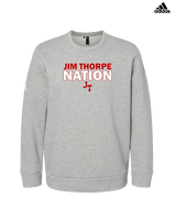 Jim Thorpe Area HS Track & Field Nation Blue Shirt - Mens Adidas Crewneck