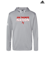 Jim Thorpe Area HS Track & Field Nation Blue Shirt - Mens Adidas Hoodie