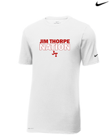 Jim Thorpe Area HS Track & Field Nation Blue Shirt - Mens Nike Cotton Poly Tee