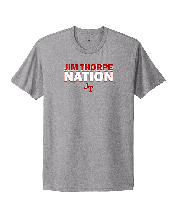 Jim Thorpe Area HS Track & Field Nation Blue Shirt - Mens Select Cotton T-Shirt