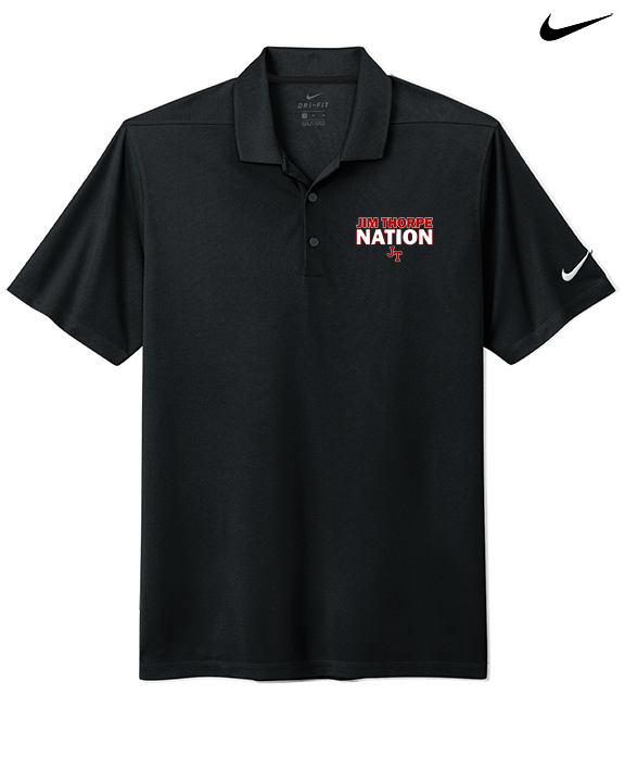 Jim Thorpe Area HS Track & Field Nation Blue Shirt - Nike Polo