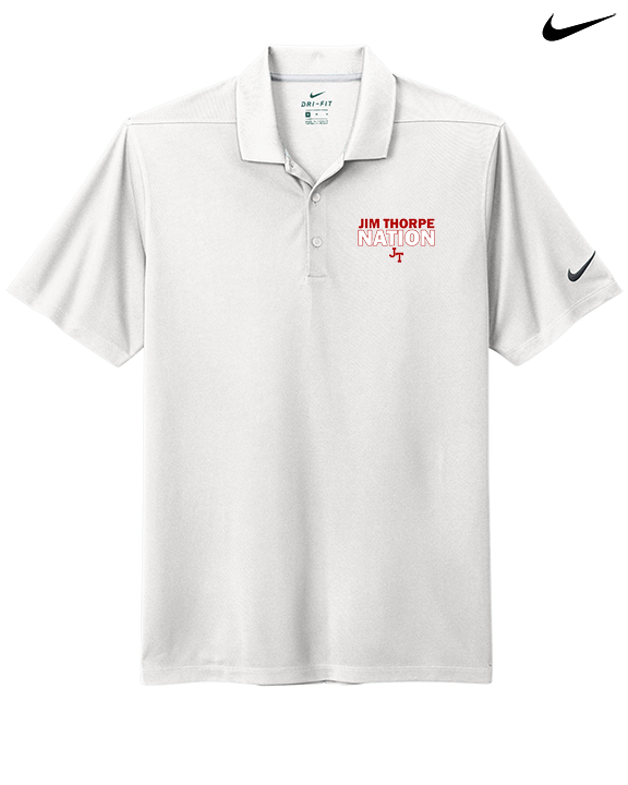 Jim Thorpe Area HS Track & Field Nation Blue Shirt - Nike Polo