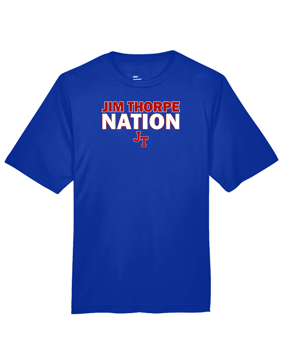 Jim Thorpe Area HS Track & Field Nation Blue Shirt - Performance Shirt