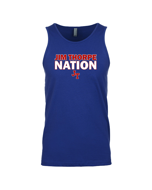 Jim Thorpe Area HS Track & Field Nation Blue Shirt - Tank Top