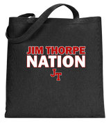 Jim Thorpe Area HS Track & Field Nation Blue Shirt - Tote