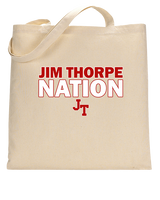 Jim Thorpe Area HS Track & Field Nation Blue Shirt - Tote