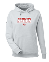 Jim Thorpe Area HS Track & Field Nation Blue Shirt - Under Armour Ladies Storm Fleece