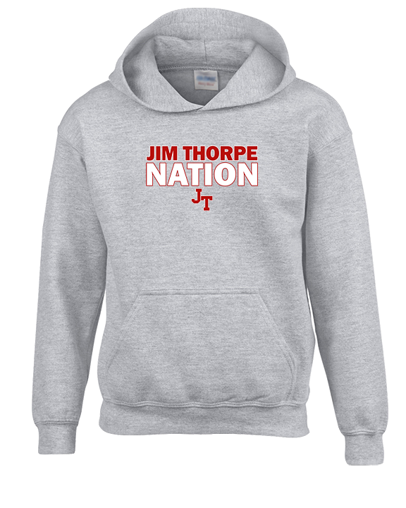 Jim Thorpe Area HS Track & Field Nation Blue Shirt - Unisex Hoodie