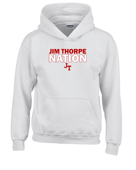 Jim Thorpe Area HS Track & Field Nation Blue Shirt - Unisex Hoodie