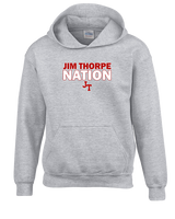 Jim Thorpe Area HS Track & Field Nation Blue Shirt - Youth Hoodie