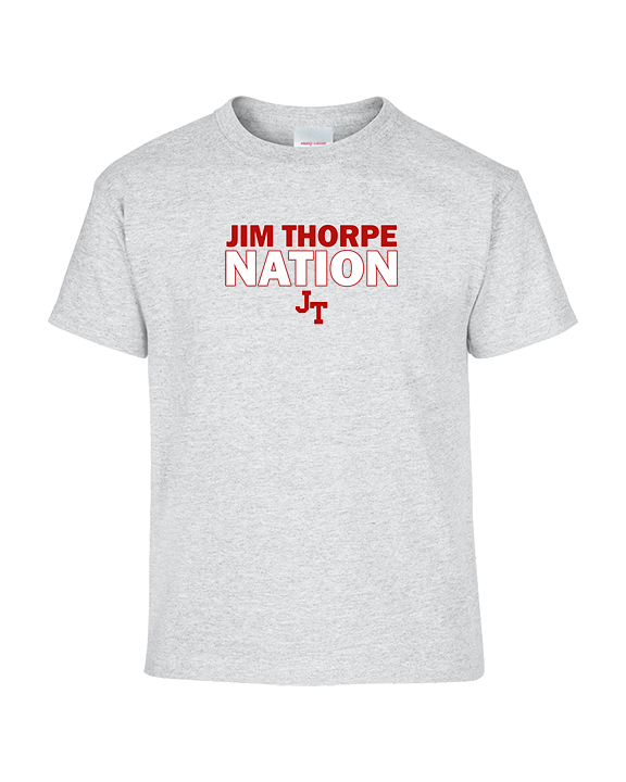 Jim Thorpe Area HS Track & Field Nation Blue Shirt - Youth Shirt