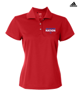 Jim Thorpe Area HS Track & Field Nation Red Shirt - Adidas Womens Polo
