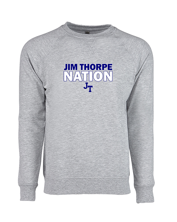 Jim Thorpe Area HS Track & Field Nation Red Shirt - Crewneck Sweatshirt