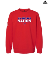 Jim Thorpe Area HS Track & Field Nation Red Shirt - Mens Adidas Crewneck
