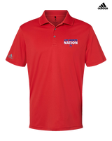 Jim Thorpe Area HS Track & Field Nation Red Shirt - Mens Adidas Polo